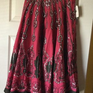 Beautiful sequence festive skirt by Fresh Twist.